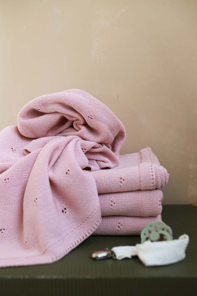Babyly Paturica Merino Antialergenică Roz - imagine 4