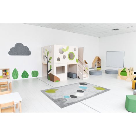 Complex Joacă Flora Moje Bambino - Lemn Interior - imagine 44