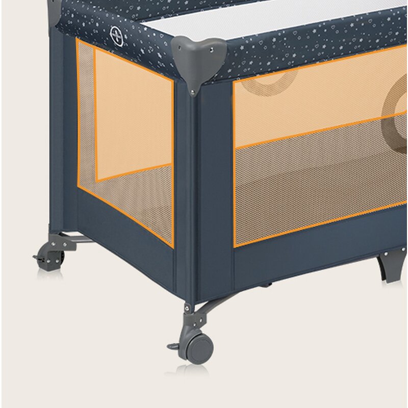 Patut pliabil Lionelo Stefi - 2 roti, 120x60 cm - imagine 2