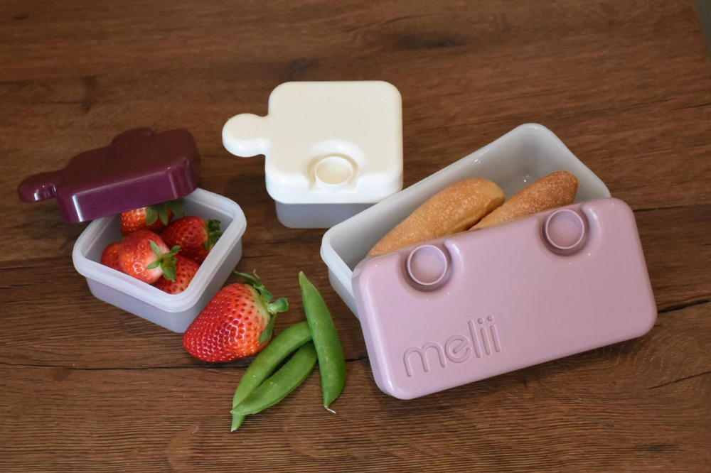 Melii Cutie Bento 3 Compartimente Roz - imagine 2