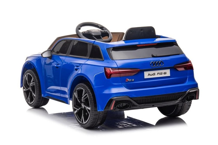 Mașinuță Electrică Audi RS6 Blue | 2 Motoare 45W - imagine 4