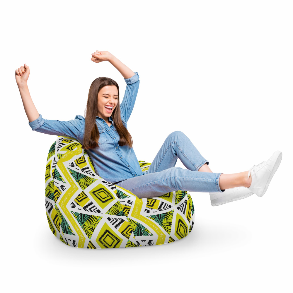 Fotoliu Puf Para XL Updeco, Caribbean Lime - imagine 6