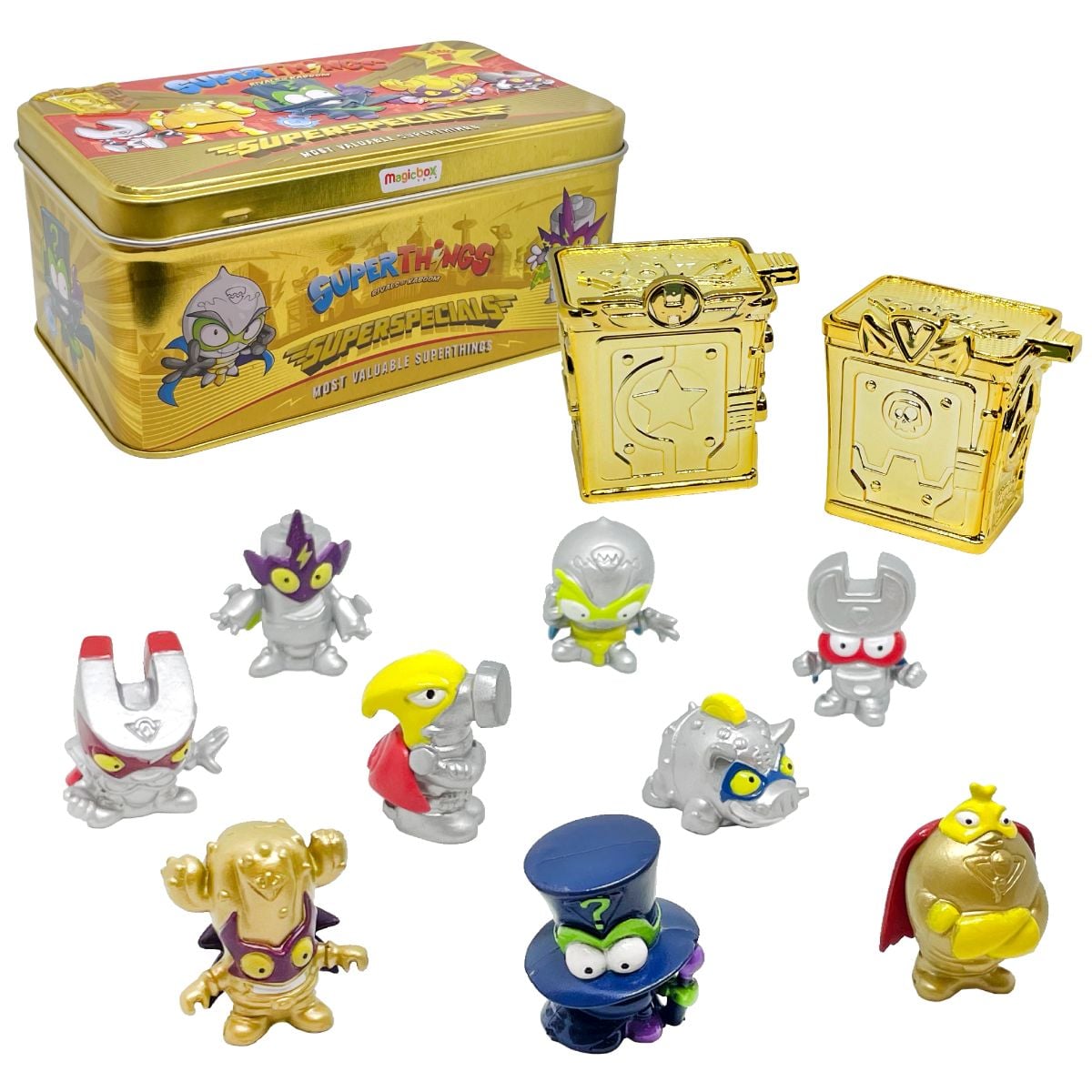Set 9 Figurine SuperThings Cutie Metalică