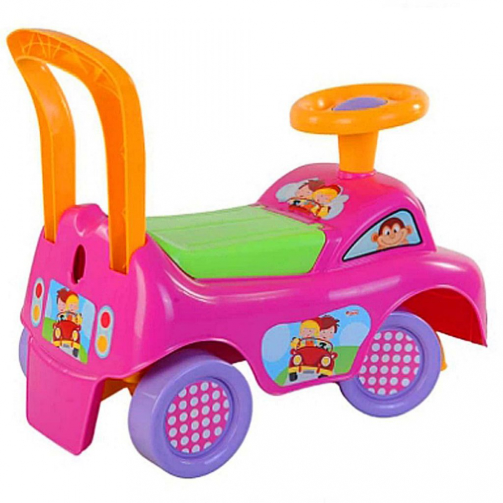 Mașinuță Dede Pink cu Spătar 1 An+ - imagine 7