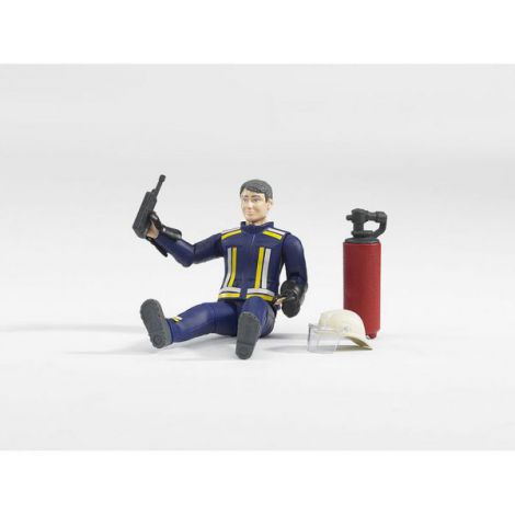 Bruder Figurina Pompier cu Accesorii - imagine 2