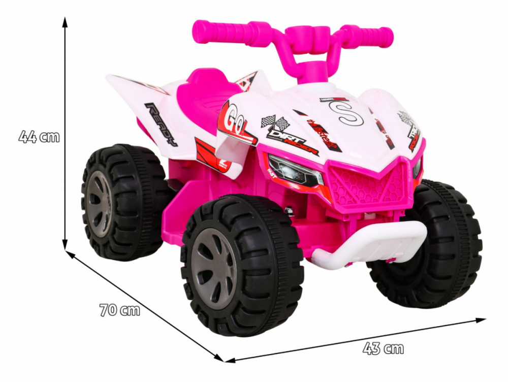 ATV Electric Storm Pink Ramiz | Jucării Motorizate - imagine 4