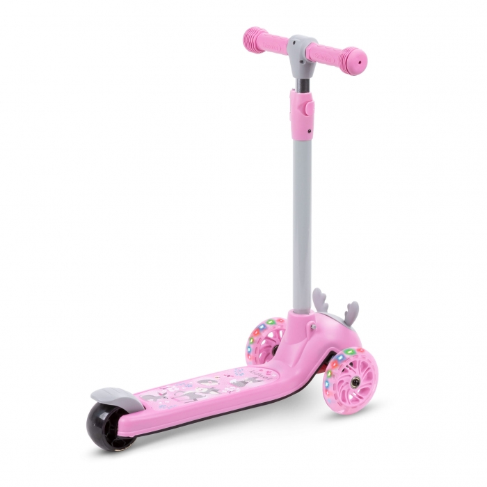 Trotineta Kidwell Zoocar Deer LED, 3 ani+ - imagine 4