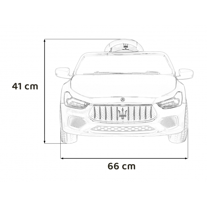 Maserati Ghibli 60W Electrica, Negru - imagine 3