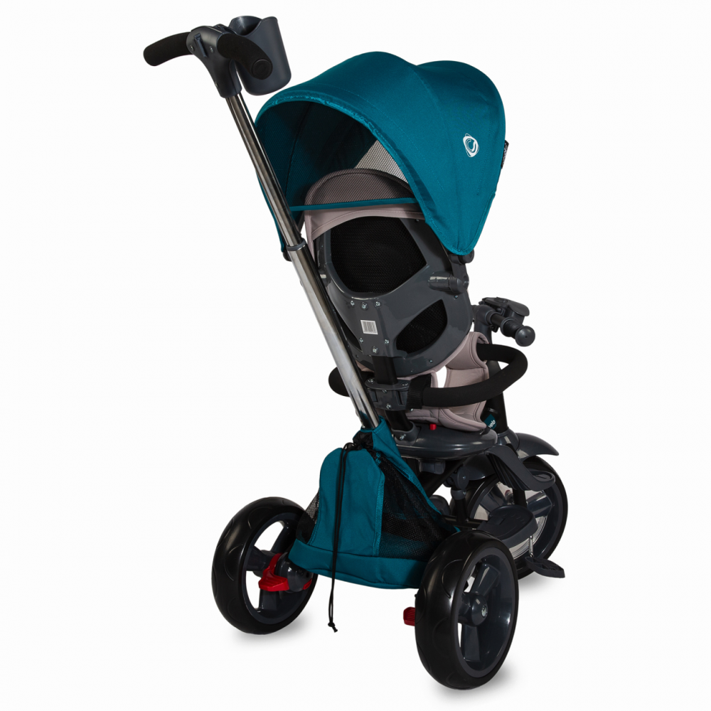Tricicleta Coccolle Velo 4 în 1, Verde, Pliabilă