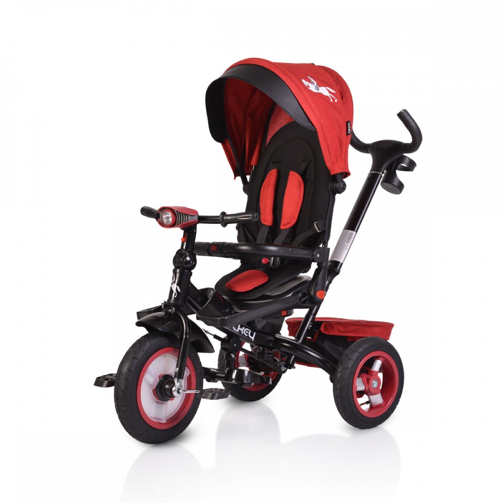Tricicleta Byox Jockey Red cu Sezut Rotivativ - imagine 4