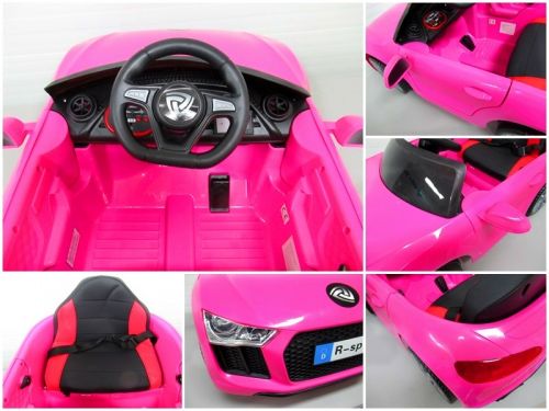 Mașinuță Electrică Cabrio B4 Roz Copii - imagine 5