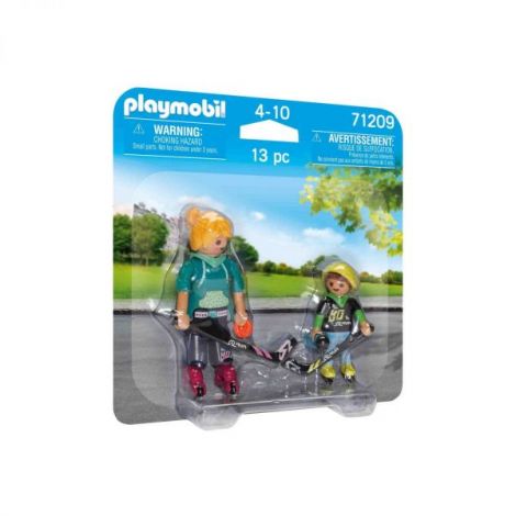 Playmobil Mama și Copil Hochei | Set Figurine - imagine 2