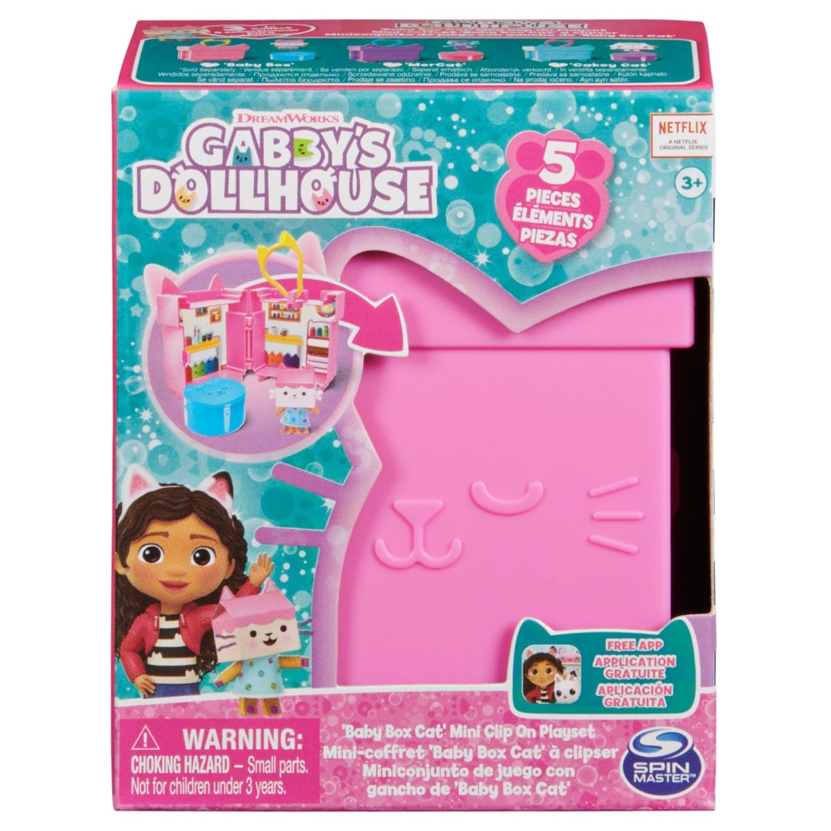Set Gabby's Dollhouse Baby Box Breloc