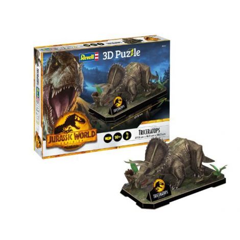 Puzzle 3D Triceratops Revell - Model Dinozaur Jurassic