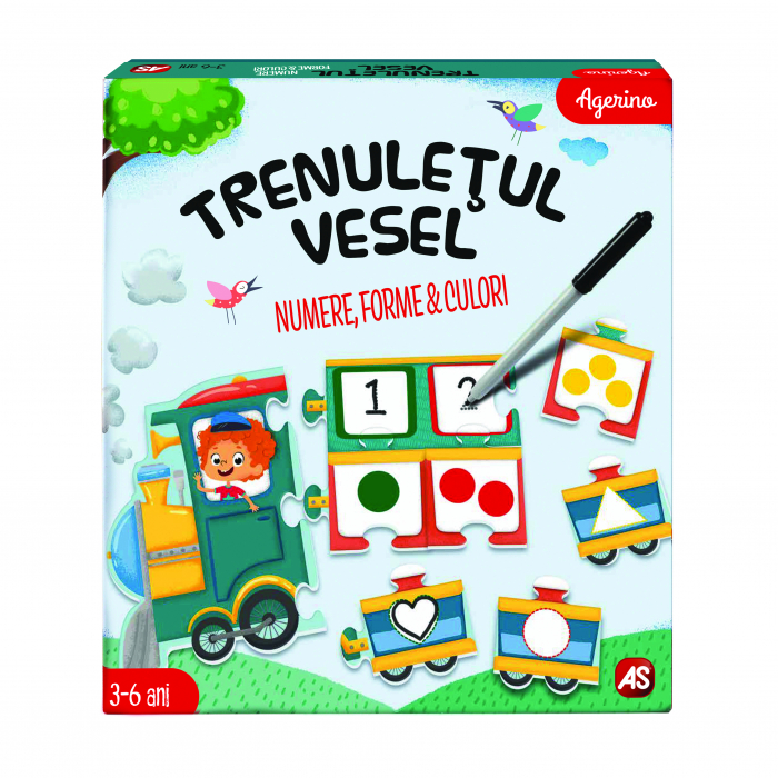 Trenuletul Vesel Educativ Clementoni - Numere si Culori