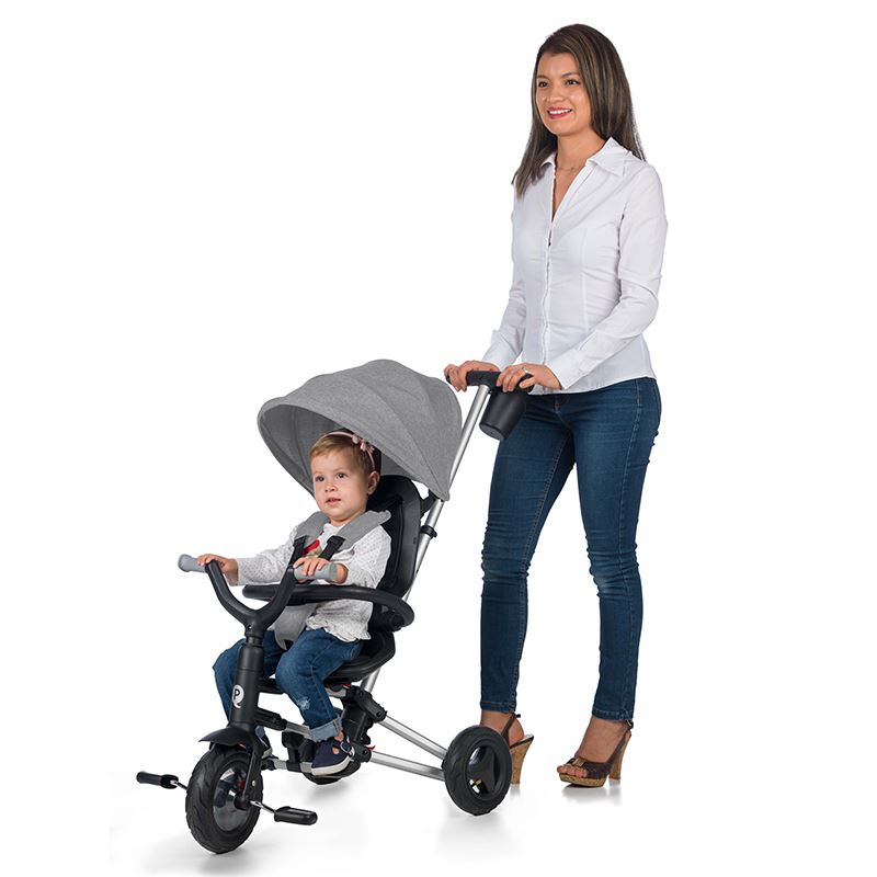 Tricicleta Qplay Nova Gri Ultrapliabilă - imagine 7