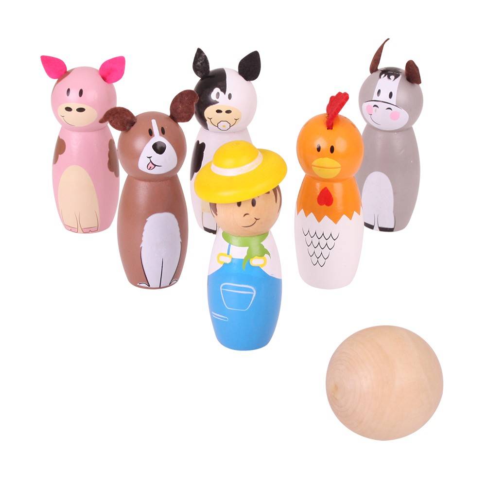 Set Popice Animale Ferma Bigjigs Toys - imagine 2
