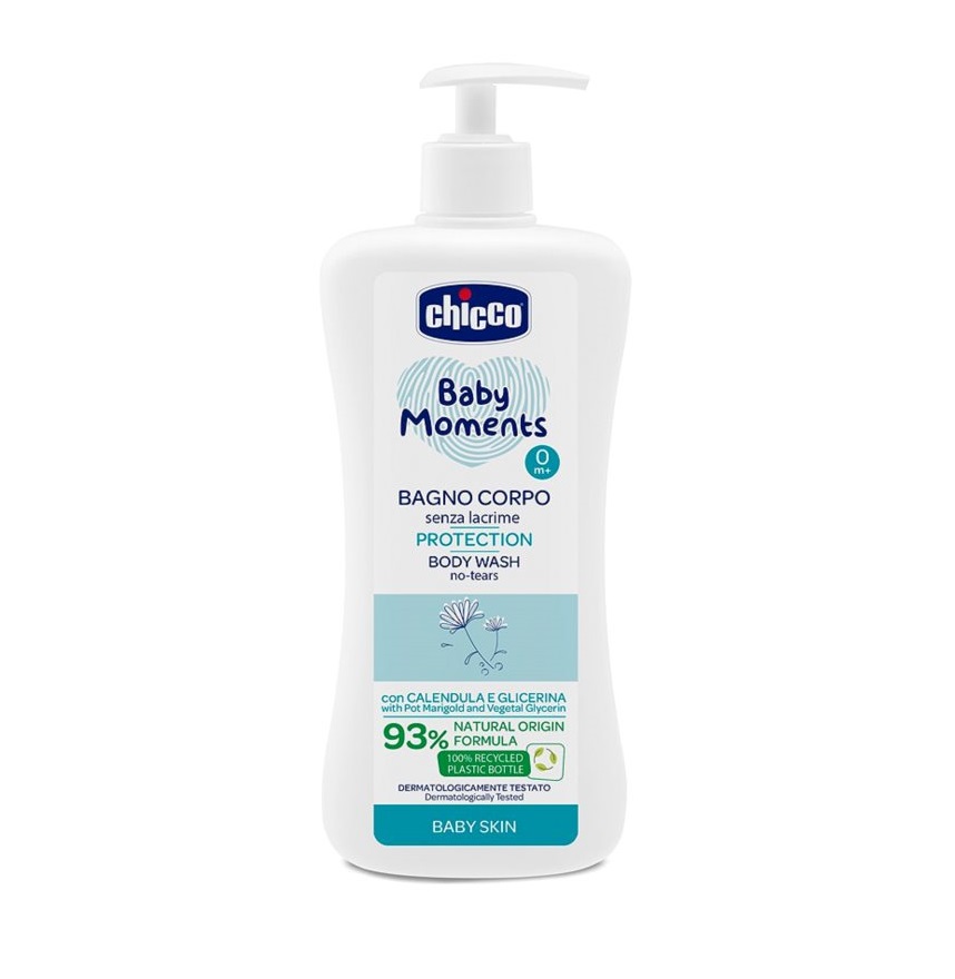 Șampon fără lacrimi Chicco 500ml, cu extract de gălbenele