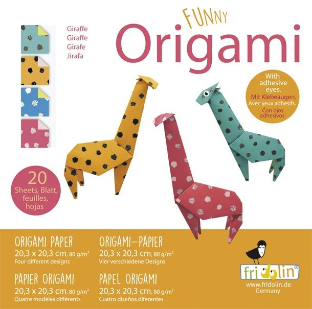 Set Origami Girafe Fridolin | Hobby Creativ