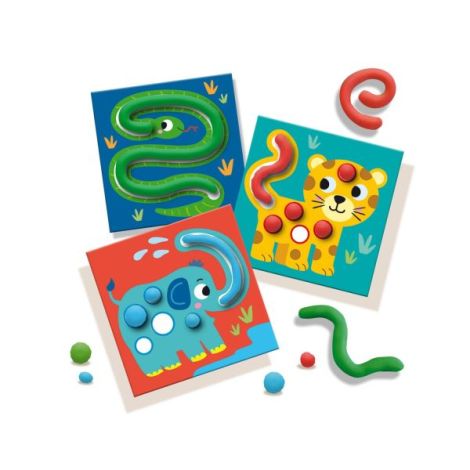 Ses Creative - Set Plastilină Animale Copii - imagine 3