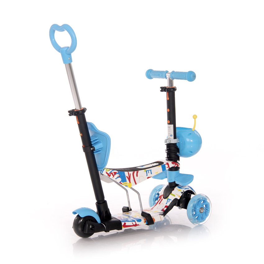 Trotineta Lorelli Smart Plus 3 Roti LED + Maner Parental - imagine 5