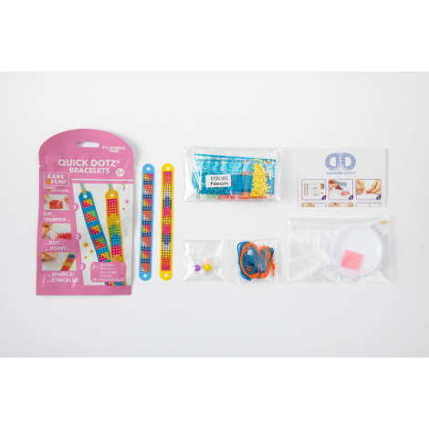 Set DIY Bratari Neon Diamond Dotz - Creativitate - imagine 3