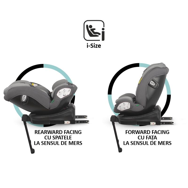 Scaun auto rotativ Coccolle Sidra iSize 0-12 ani - imagine 2