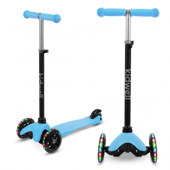 Trotineta Kidwell UNO Blue cu LED 3 roti - imagine 5