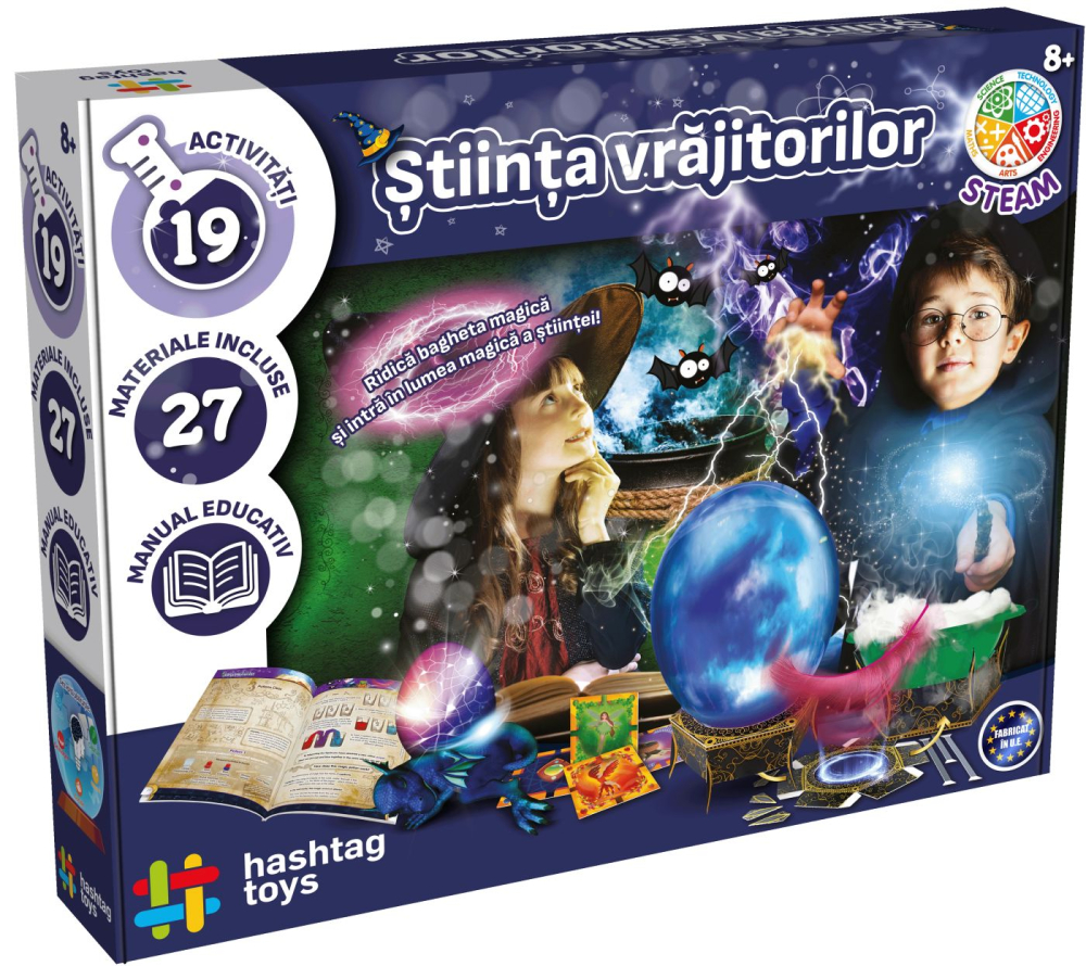 Set Știința Vrăjitorilor Viva Toys | Experimente