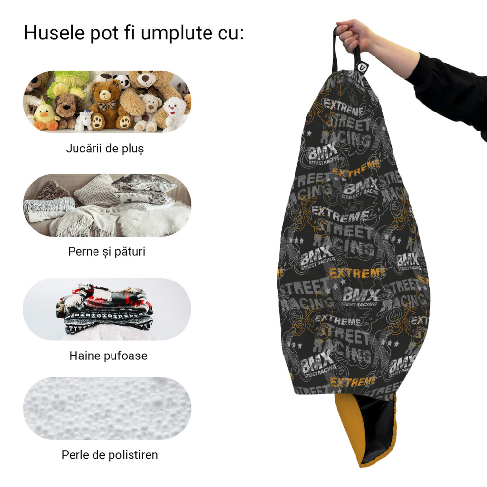 Husă Puf Bean Bag Para XL Updeco