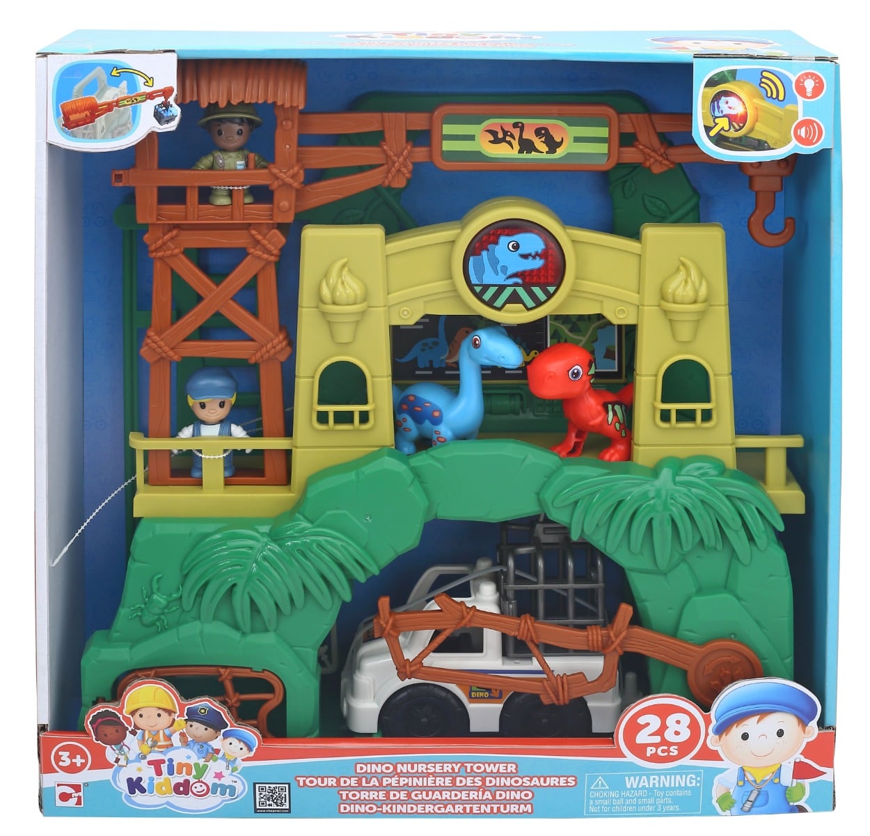 Tiny Kiddom Set Dino Aventură 28 Piese