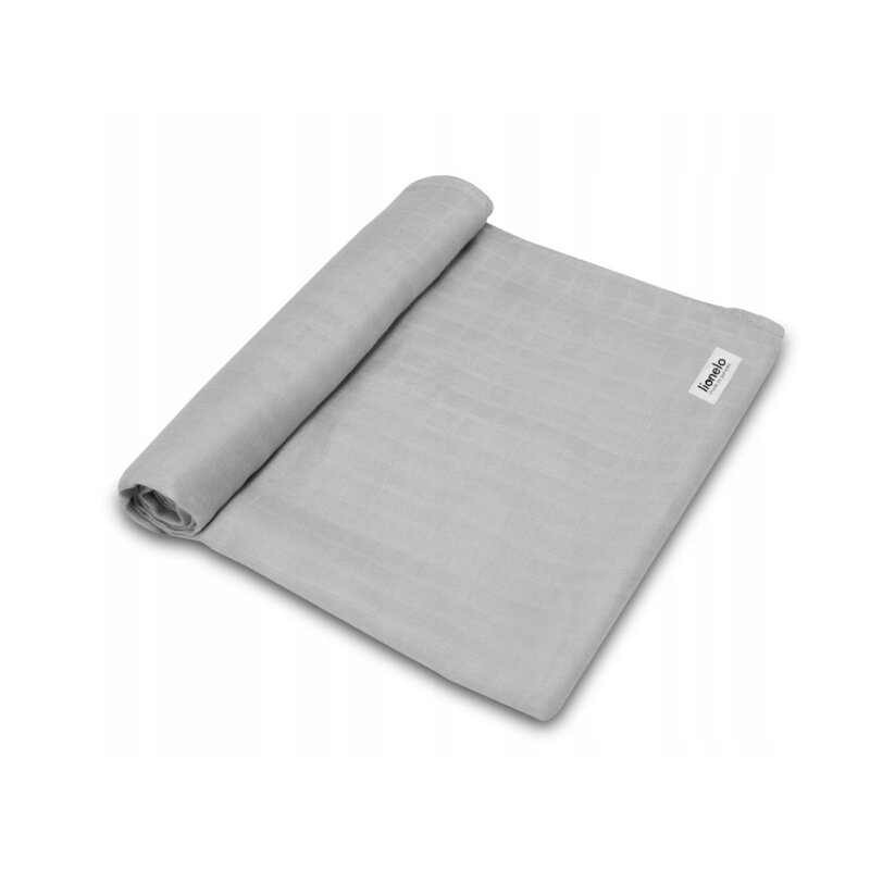 Paturica Bambus Lionelo 120x120 cm Gri - imagine 4