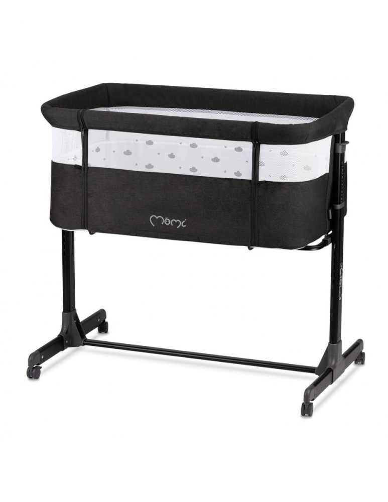 Patut Co-sleeper MoMi Revo Black, 2-in-1 - imagine 6