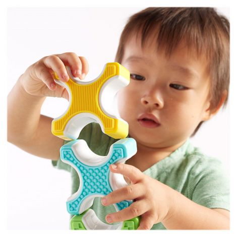 Guidecraft Grippies Stackers - Set Magnetic 16 Piese - imagine 3