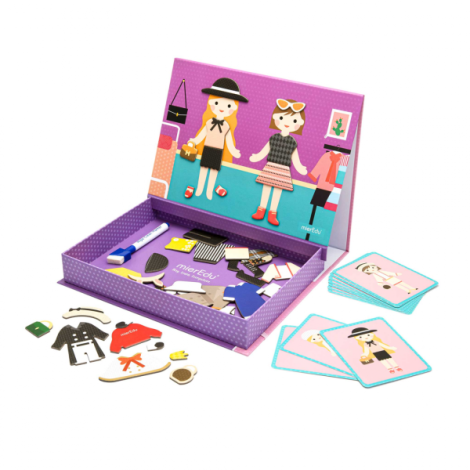 Joc Puzzle Magnetic Mieredu Imbracaminte Creativ - imagine 2