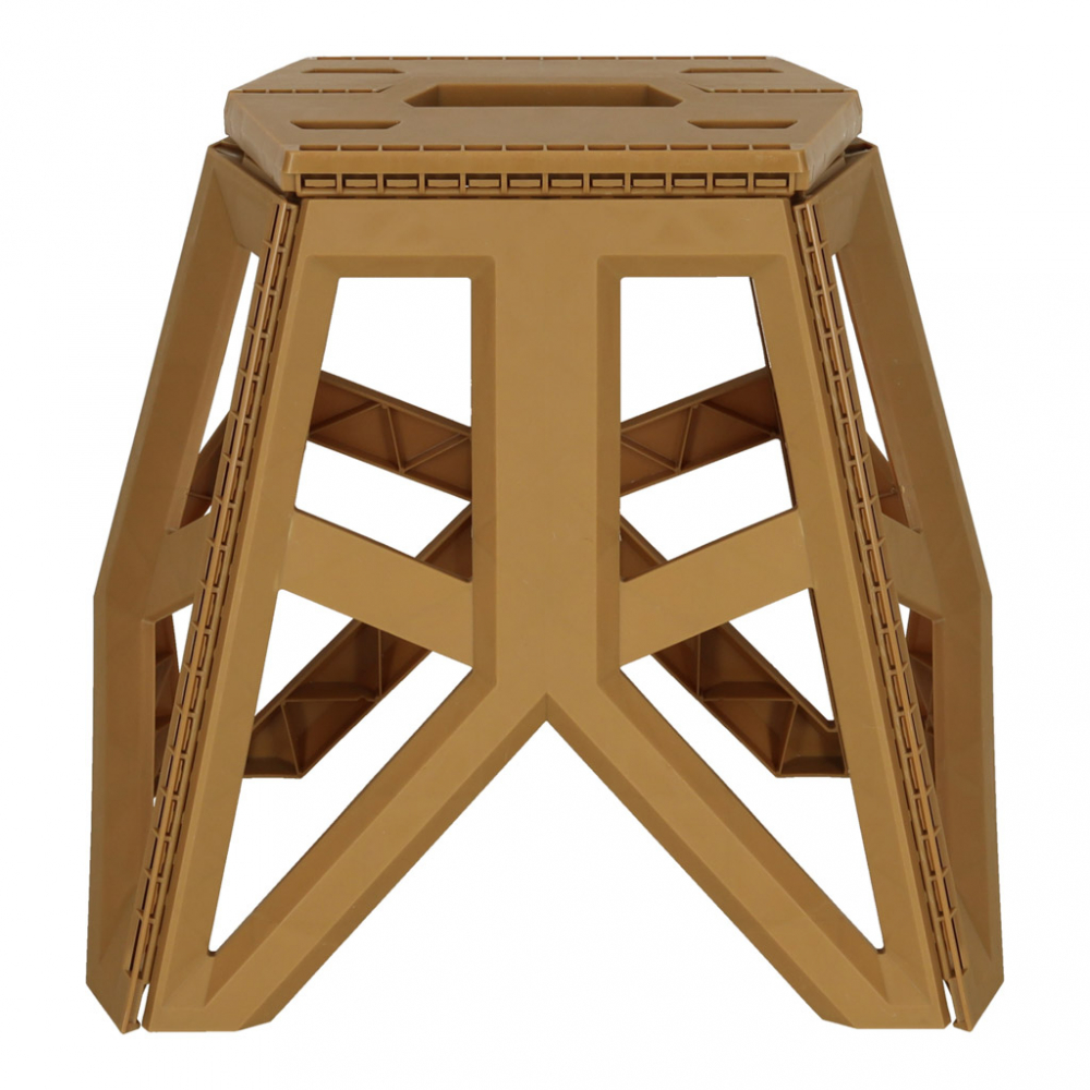 Scaun camping Ikonka Brown 40cm - Portabil - imagine 4