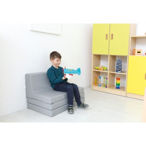 Canapea Extensibilă Moje Bambino Gri - Pat 2-în-1 - imagine 2