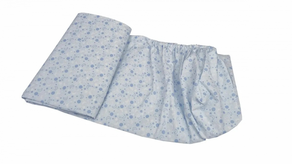 Set Cearceafuri Blue Moon KidsDecor Bumbac 60x120 - imagine 6