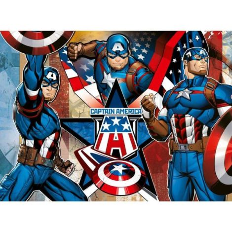 Puzzle Captain America 100 Piese Ravensburger