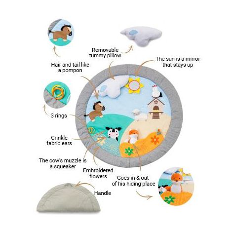 Saltea Activitati Ferma Little Big Friends - imagine 2