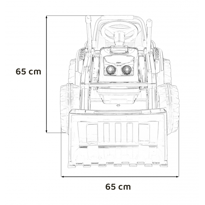 Ramiz Excavator Electric Copii cu Telecomanda - imagine 4