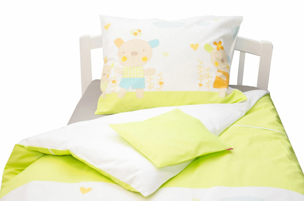 Lenjerie pat Kids Decor Ursuleți 100x140 cm - imagine 5