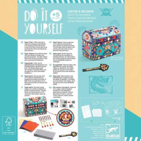 Cufar secret DIY Djeco | Joc creativ cu mozaic - imagine 5