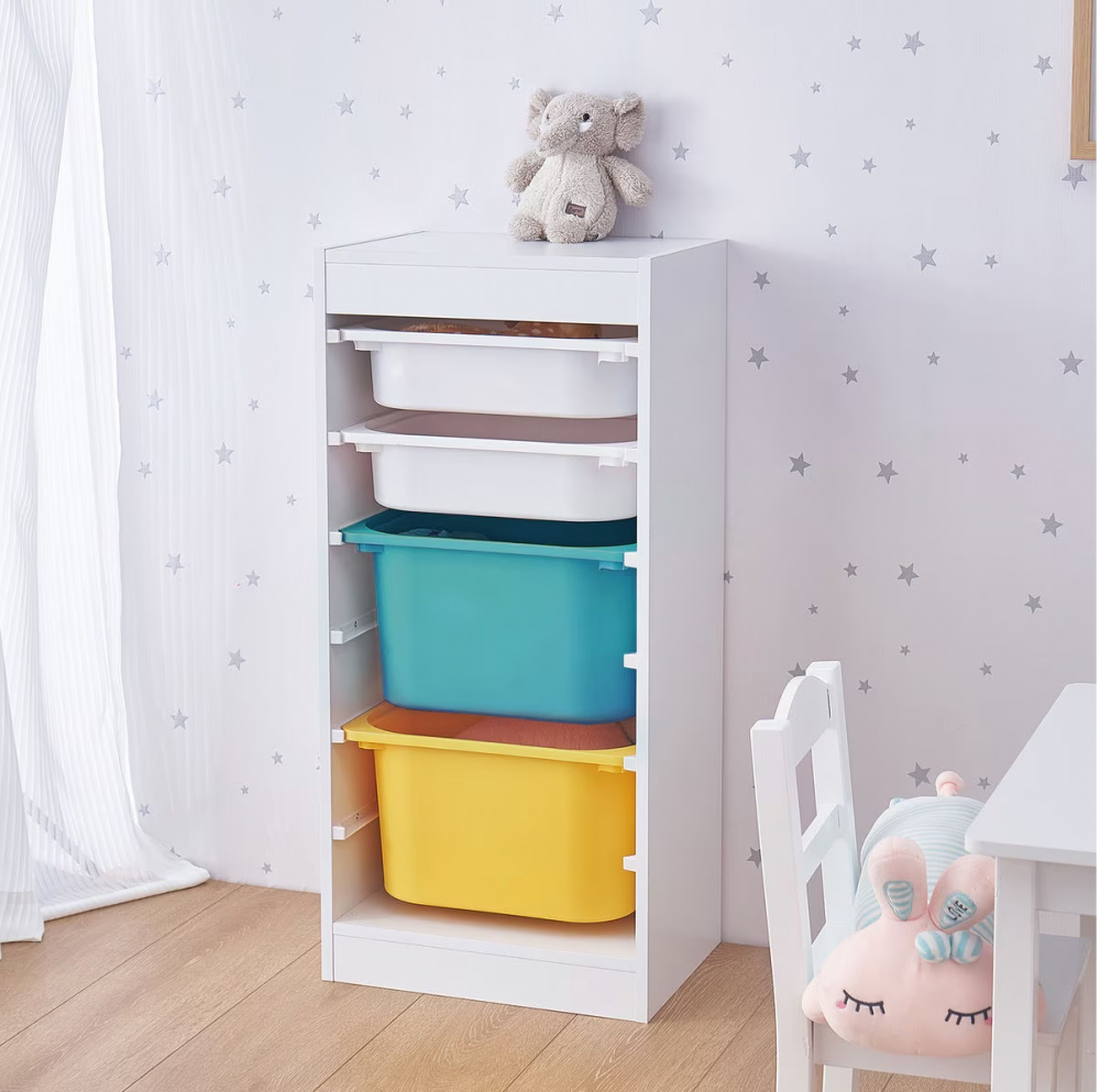 Organizator Ginger Home 4 Cutii | Raft Jucării Copii - imagine 3