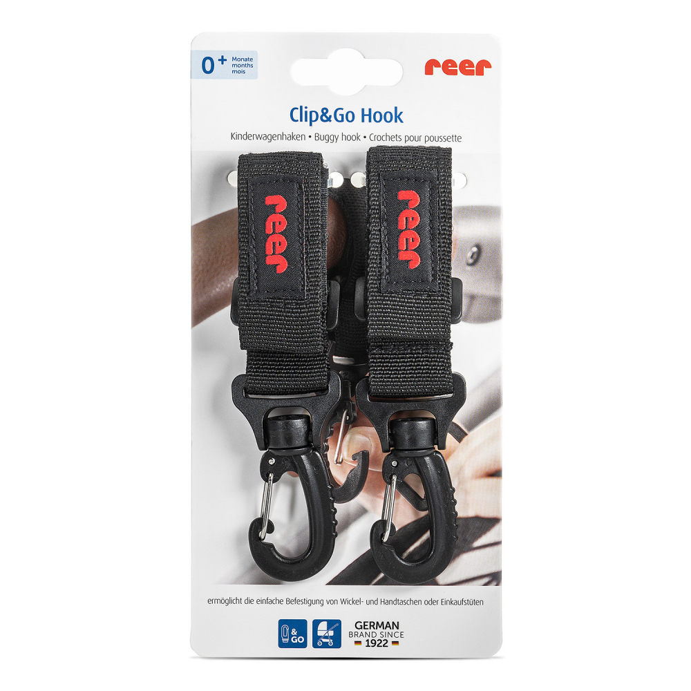 Reer ClipGo Hook - Carlige practice pentru carucior - imagine 3