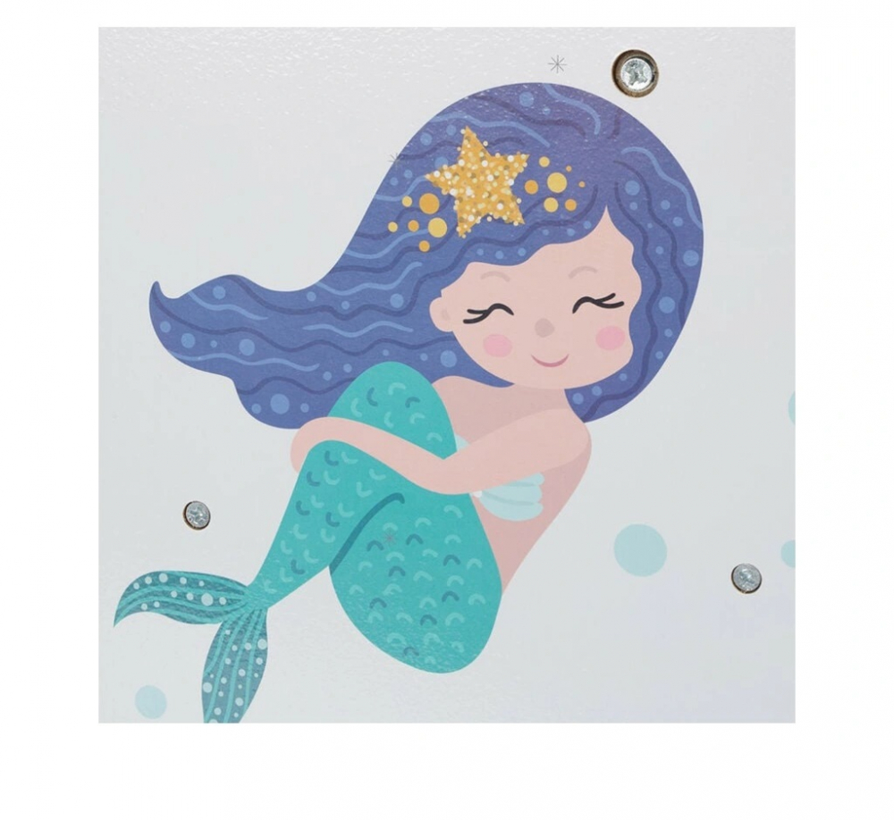 Organizator Cărți Lemn Ginger Home Mermaid - imagine 2