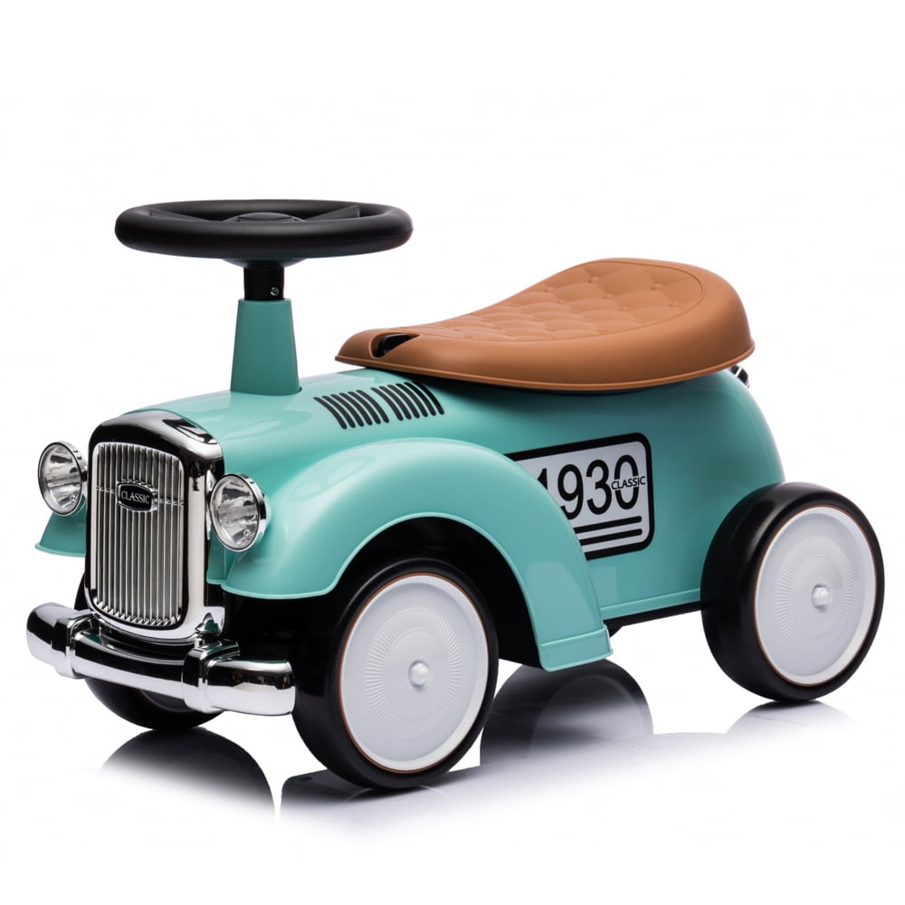 Hollicy Mașinuță Premergător Retro Verde, Roți EVA