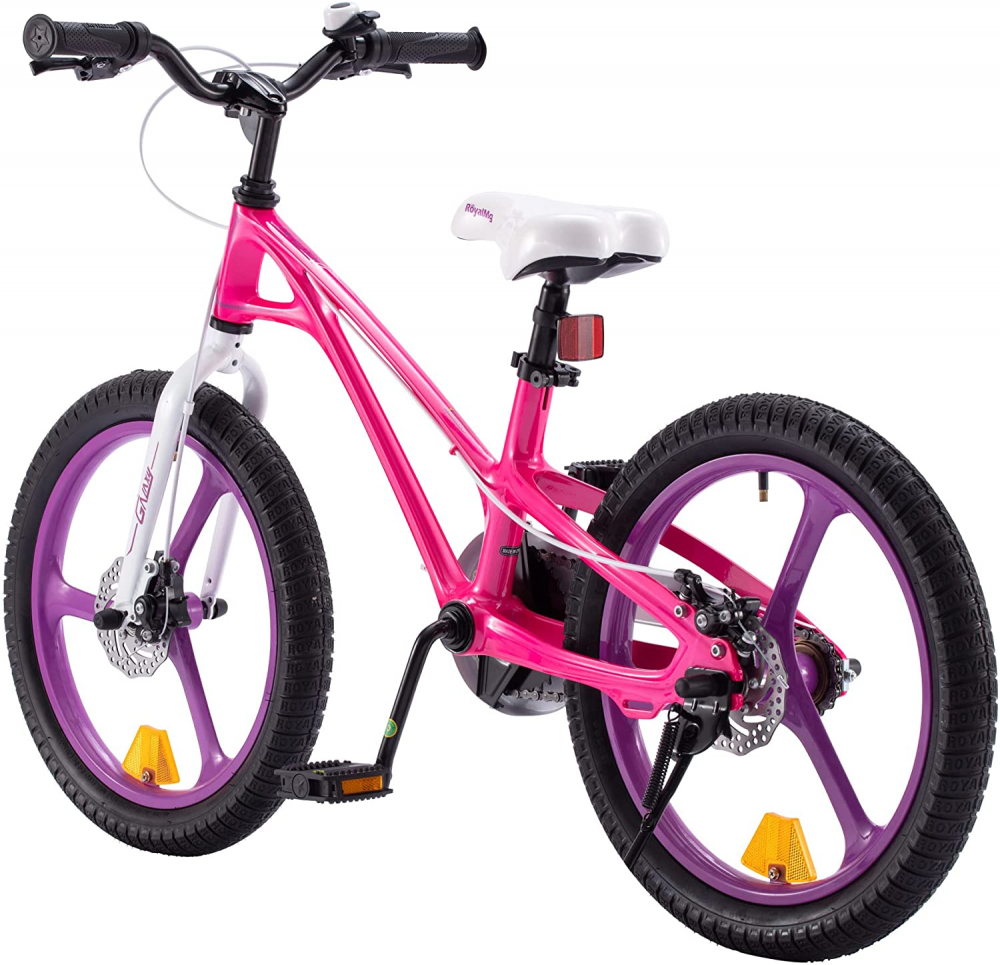 Royal Baby 16 inch Galaxy Roz-Alb cu Frână Disc - imagine 5