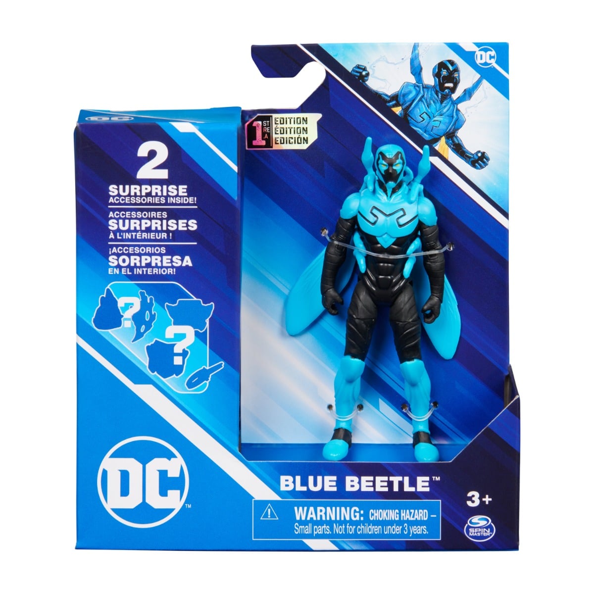 Figurina DC Universe Blue Beetle, 10 cm + Accesorii