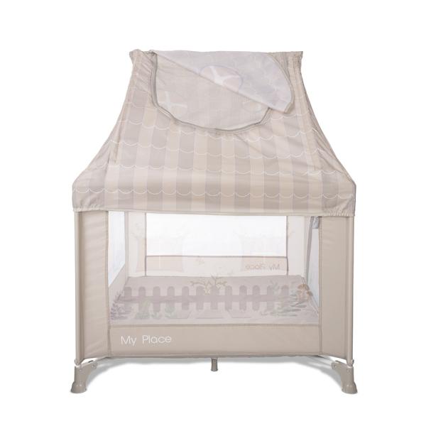 Tarc Joaca Lorelli My Place Casuta, Beige - imagine 3
